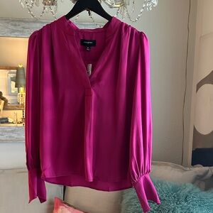 Banana Republic Elegant Fuchsia Blouse - NWT